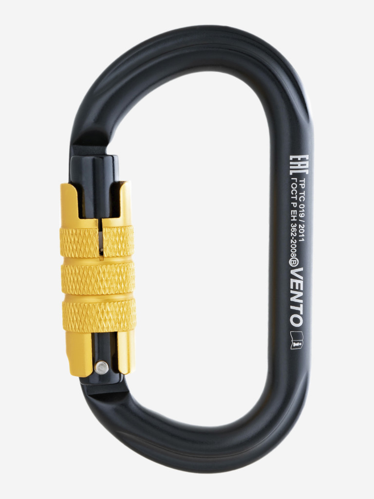 Карабин "Овал" с байонетной муфтой черный