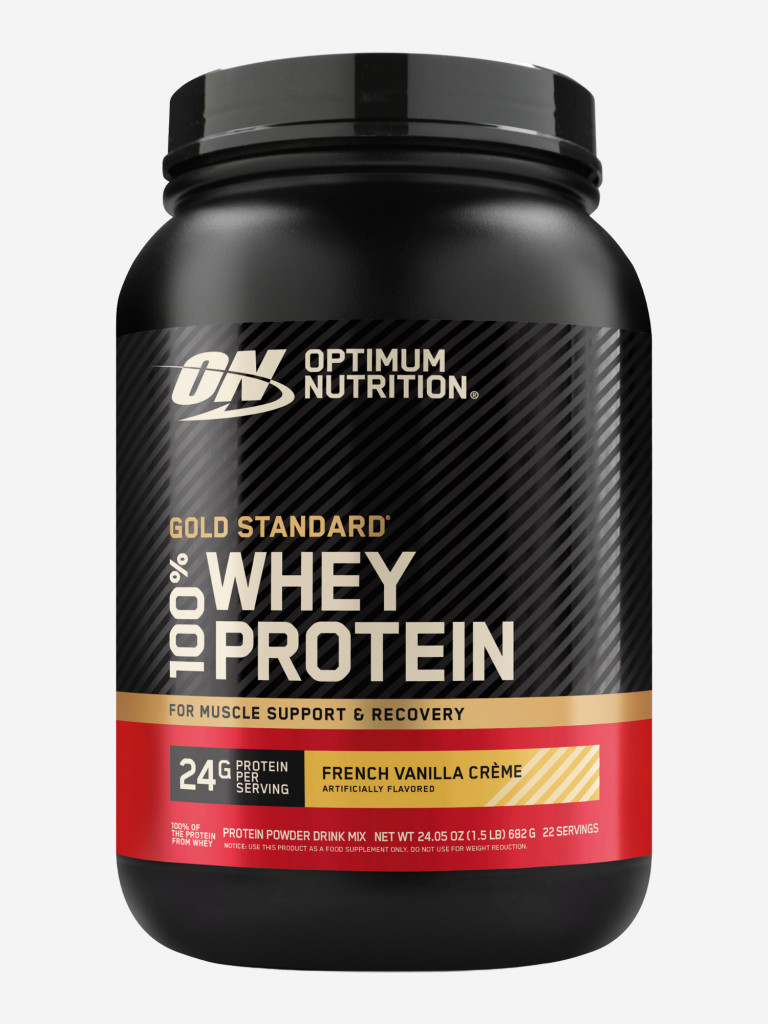 Протеин Optimum Nutrition Голд Стандарт 100% Вей, 682 г, Французский Ванильный Крем