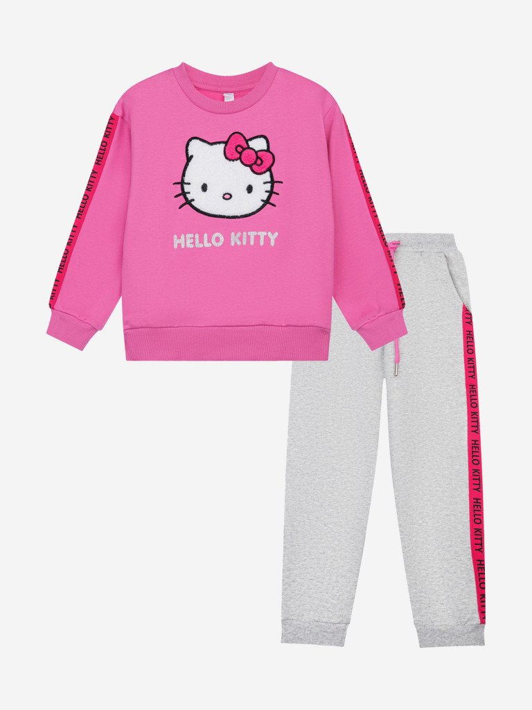 Комплект для девочки: свитшот, брюки PlayToday