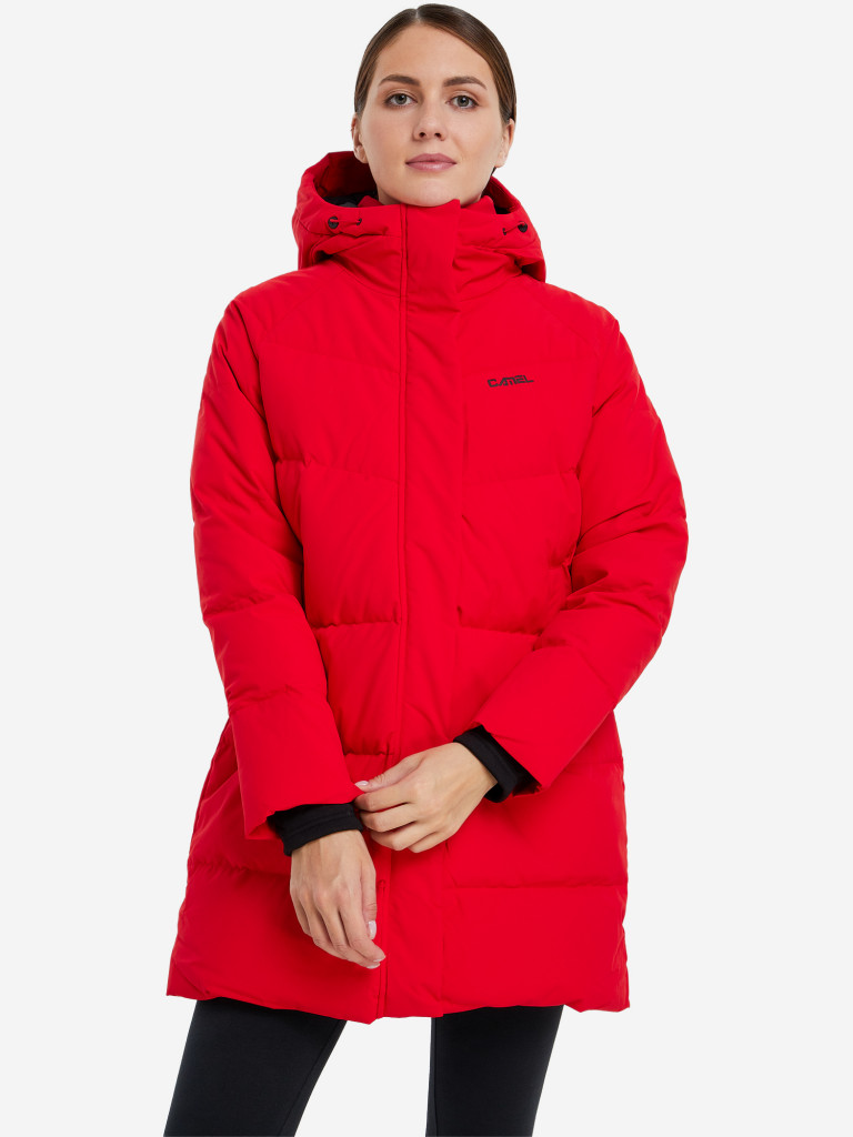 Пуховик женский Camel