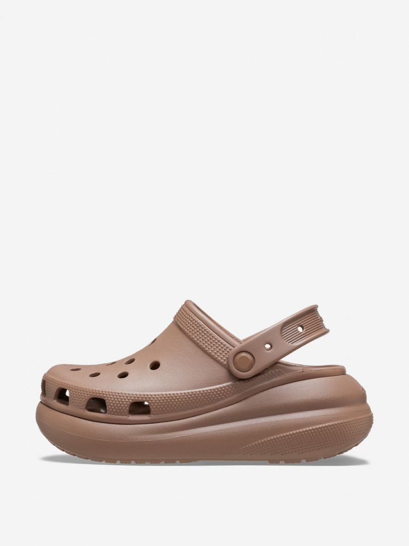 фото Сабо женские crocs crush clog, бежевый