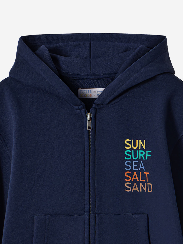 Толстовка на молнии с принтом для мальчиков TOTTI KIDS