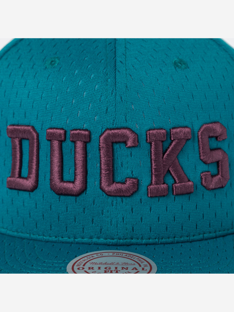 Бейсболка с прямым козырьком MITCHELL NESS HS10416-ADUTEAL Anaheim Ducks NHL
