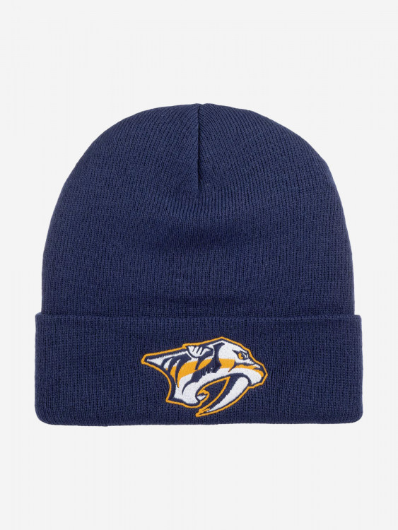 Шапка с отворотом AMERICAN NEEDLE 21019A-NAP Nashville Predators Cuffed Knit NHL