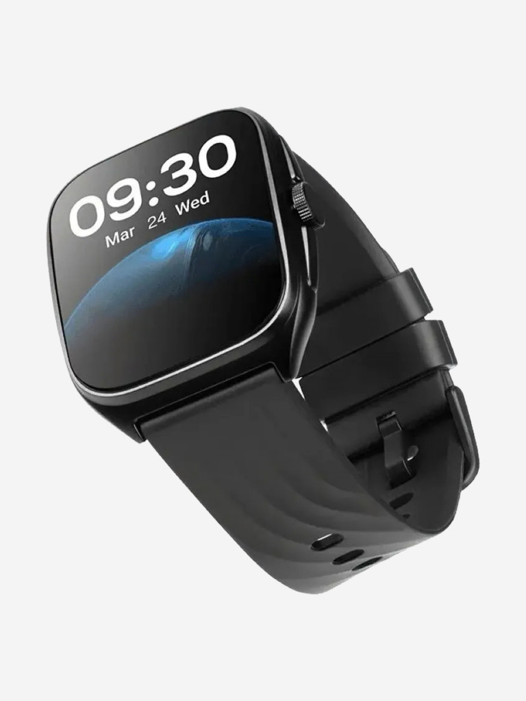 Умные часы TTEC Tempus Pro 47mm Rectangular Case Smartwatch в прямоугольном алюминиевом корпусе с AMOLED-экраном. Цвет: черный