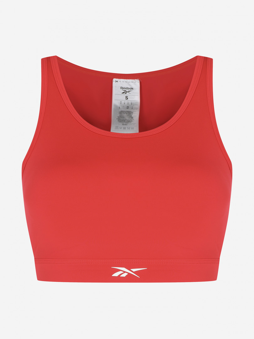 фото Топ бра спортивный reebok tulip core, красный