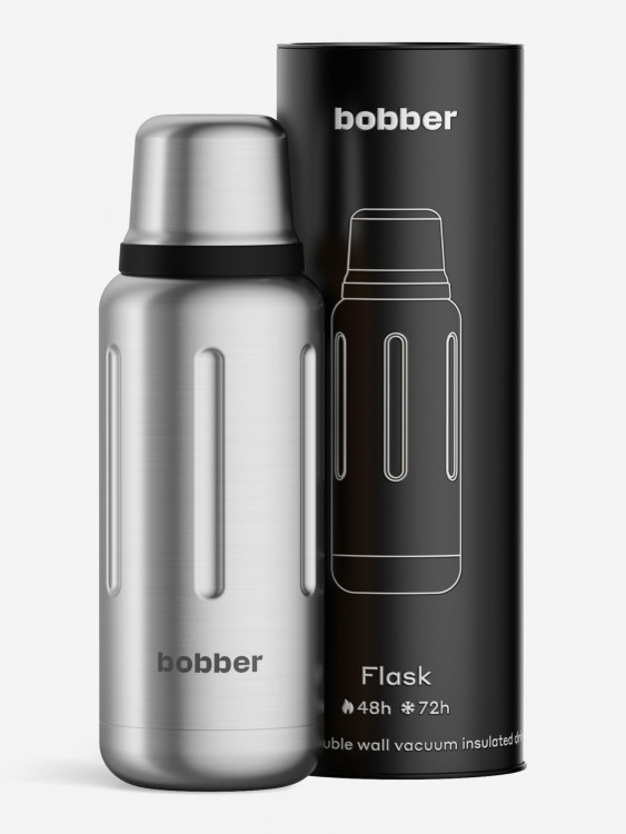 Термос вакуумный для напитков BOBBER Flask 770 мл пробка с каналами для налива тепло до 36 часов матовый