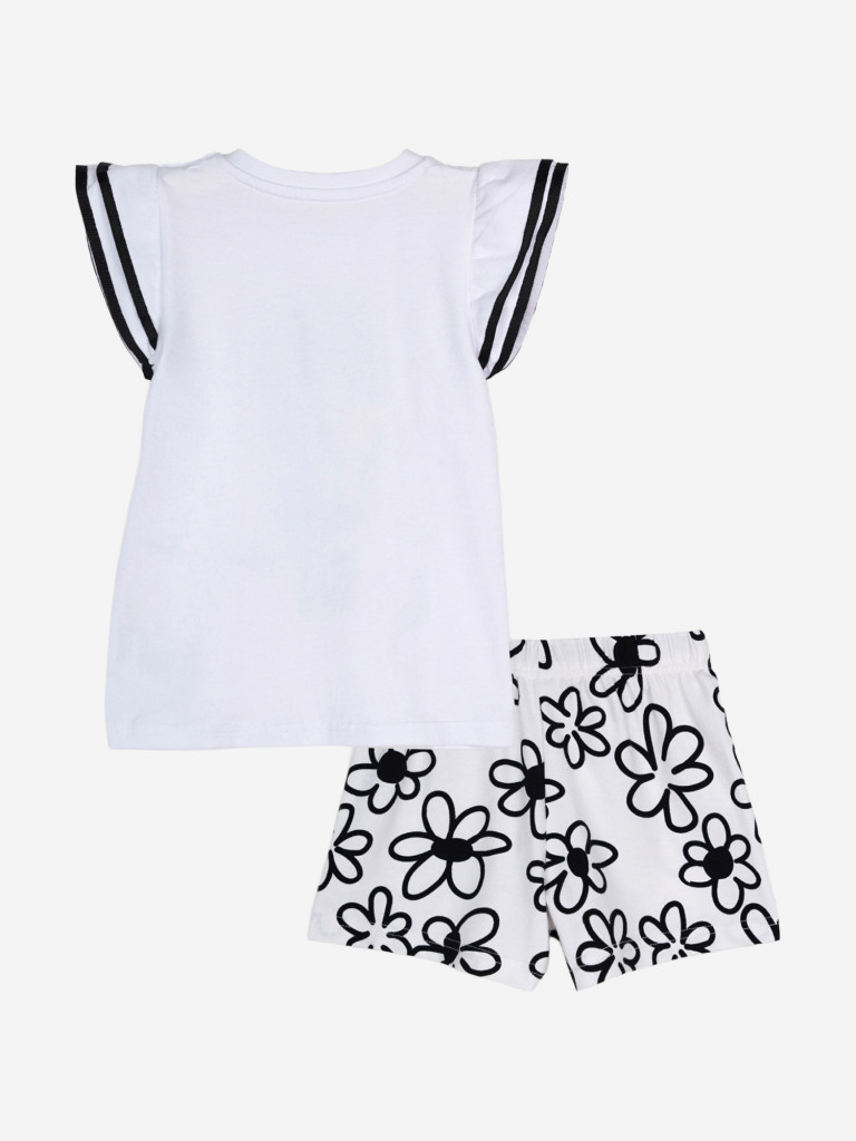 Комплект для девочек: футболка, шорты PlayToday