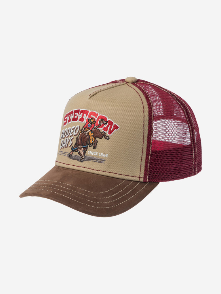 Бейсболка с сеточкой STETSON 7741107K TRUCKER CAP RODEO DAYS (бежевый)