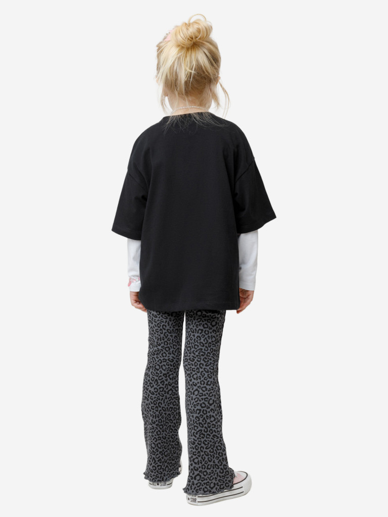 Брюки клеш в рубик для девочки Crockid