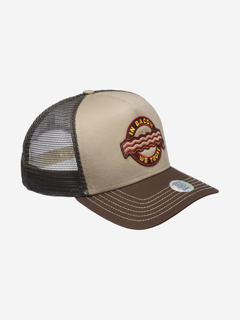 Бейсболка с сеточкой DJINNS HFT Cap Food Bacon