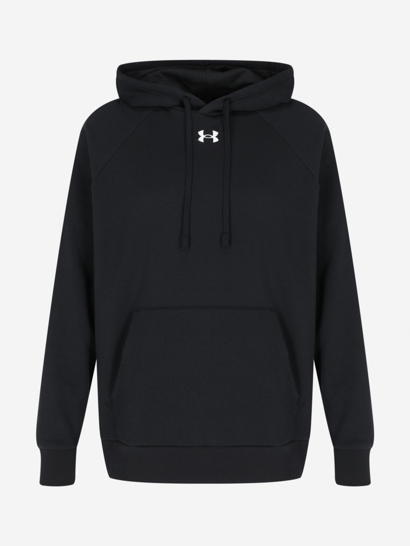 фото Джемпер флисовый мужской under armour rival fleece, черный