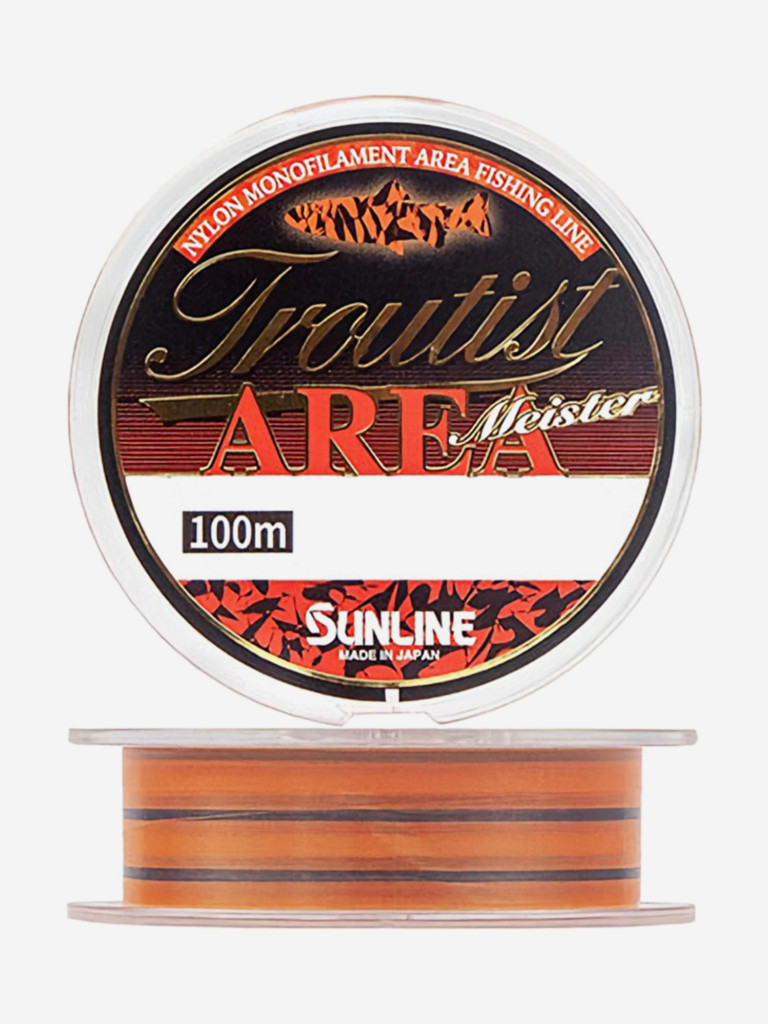 Леска для рыбалки SUNLINE Troutist AREA NY 100M 2.5LB/#0.5