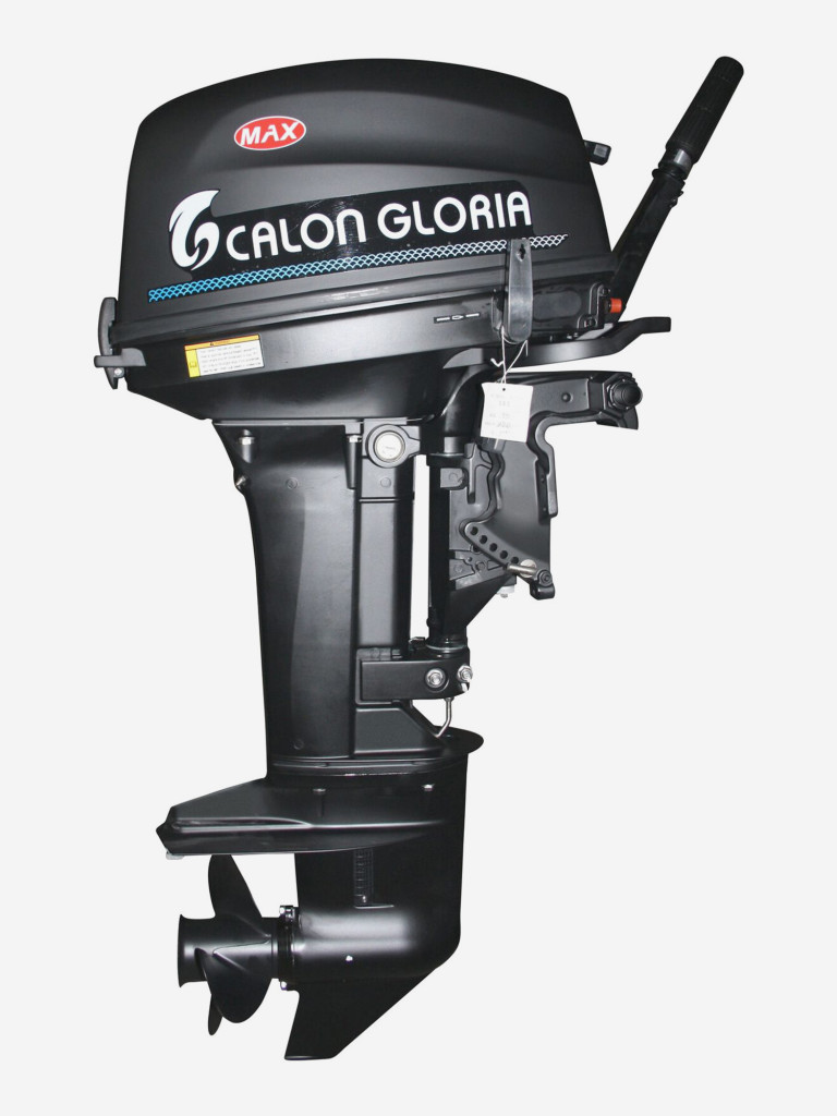 Лодочный мотор двухтактный CALON GLORIA T9.9BS MAX (20л.с.) Черный