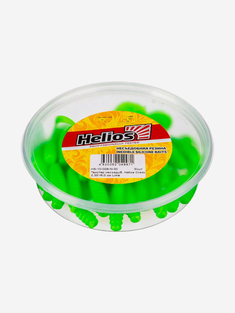 Мягкая приманка Helios Credo, 2,35'' / 6 см, Lime, 30 шт (HS-10-008-N-30)