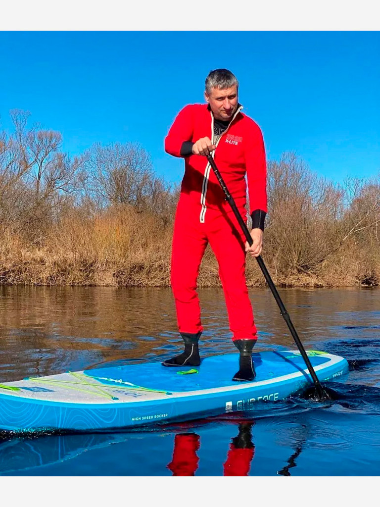 Сапборд надувной двухслойный SUP face Ride 10.8x34x6 rental 2025, 325x86x15 см, 10.9 кг