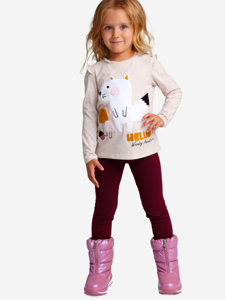 Лонгслив для девочки PlayToday