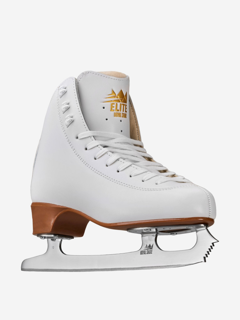Коньки фигурные женские, бренд ROYAL SKATE, модель ELITE RSV, цвет белый