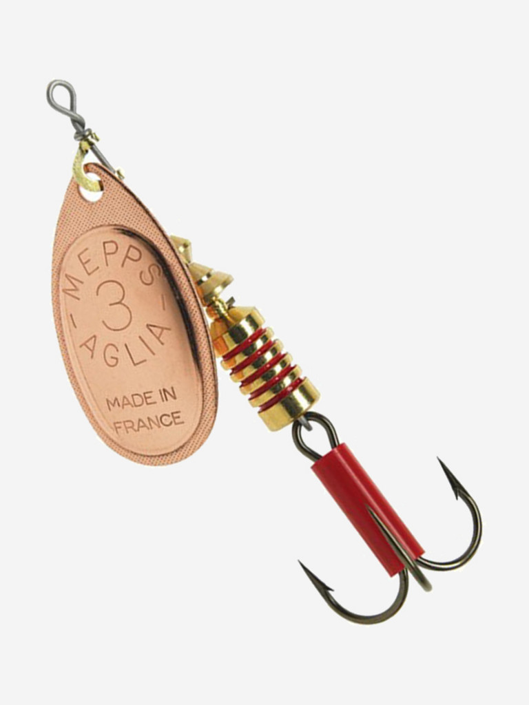 Блесна для рыбалки вертушка Mepps AGLIA 3, Copper, комплект из 5 штук