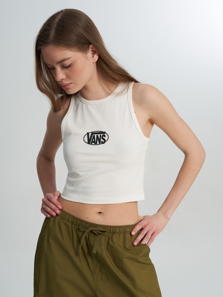 Майка женская Vans Oval Logo Tank