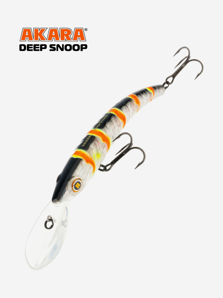 Воблер Akara Deep Snoop 120F минноу плавающий для троллинга на щуку, судака, сома 20гр A106