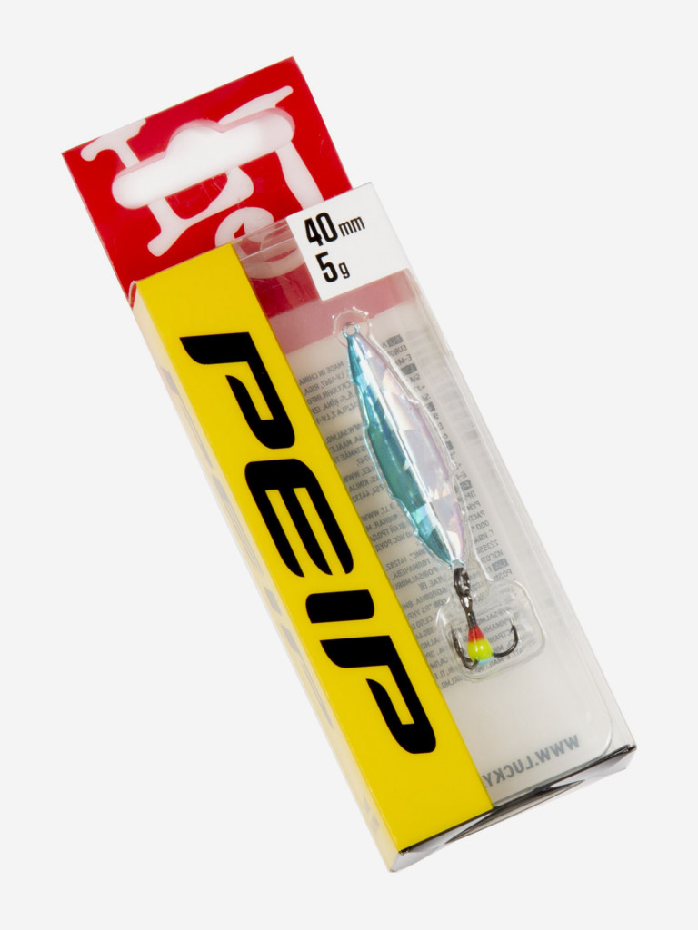 Блесна вертикальная Lucky John зимняя PEIP 40мм BI блистер