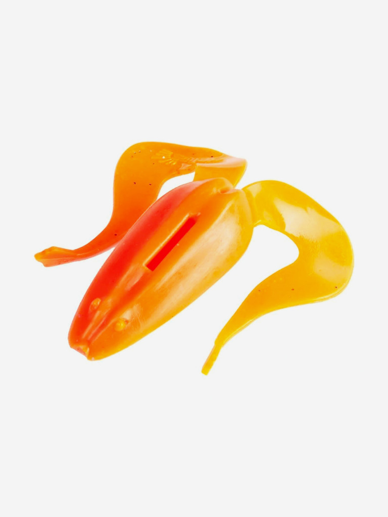 Мягкая приманка лягушка Helios Frog, 2,56" / 6,5 см, Orange & Sparkles, 20 штук (HS-21-022-N-20)