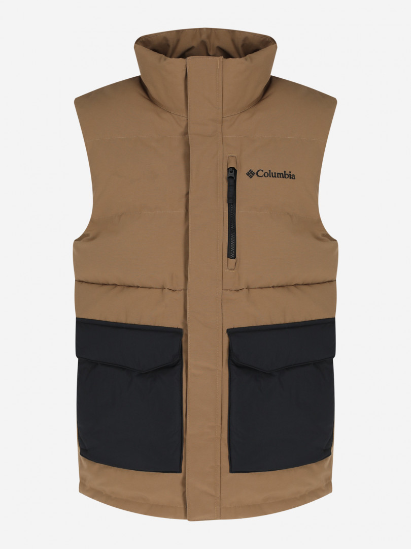 фото Жилет утепленный мужской columbia marquam peak fusion vest, коричневый