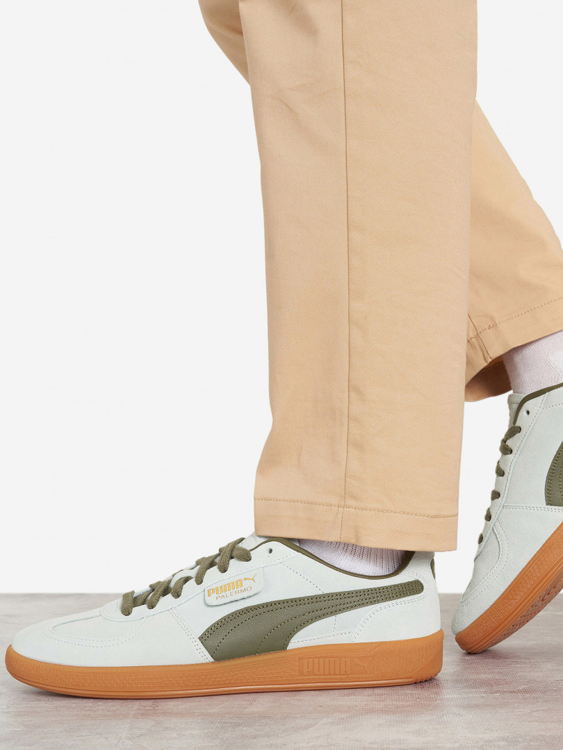 фото Кеды мужские puma palermo, зеленый