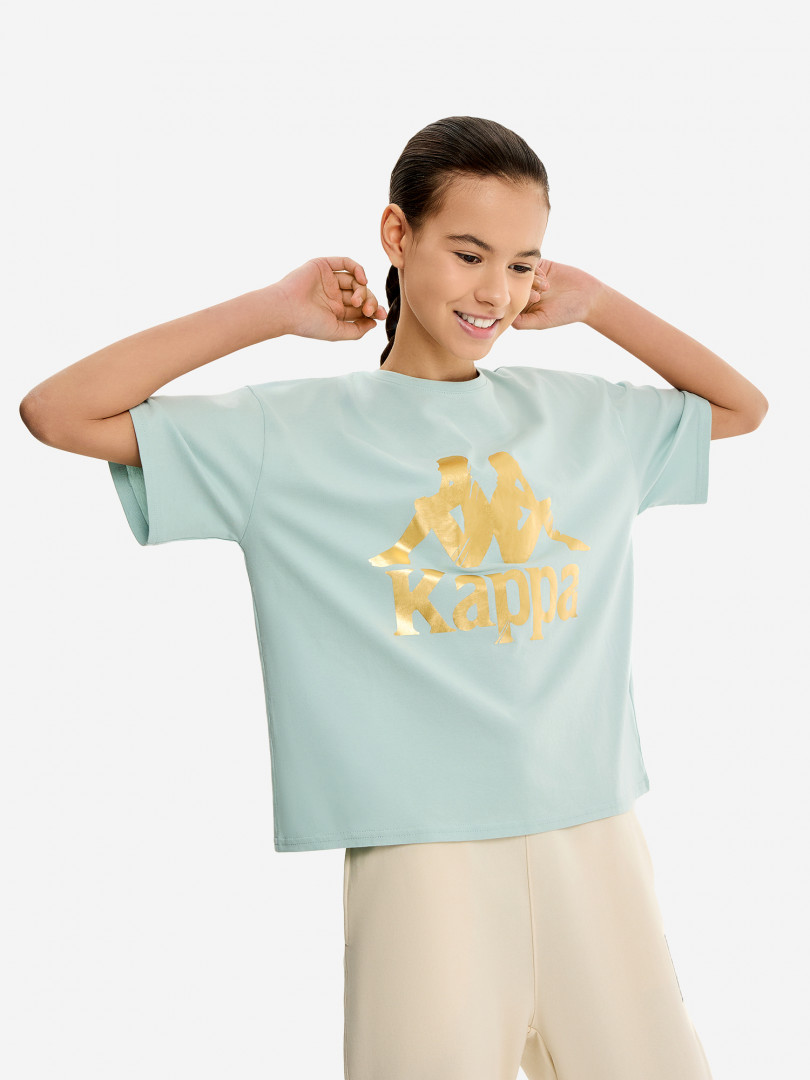 Футболка для девочек Kappa Голубой 599₽