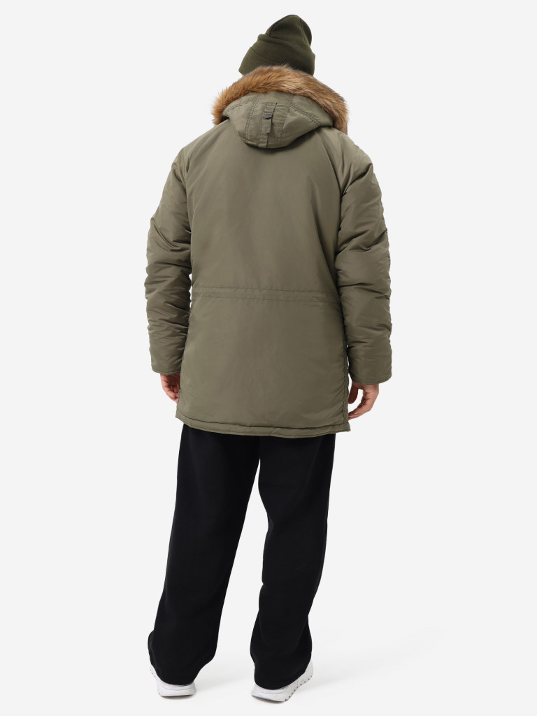 Парка зимняя мужская N-3B Logo Oxford Alpha Industries