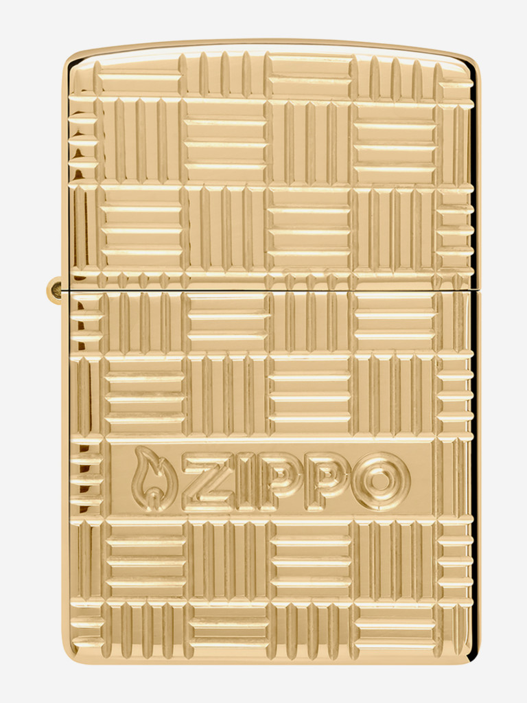 Зажигалка бензиновая ветроустойчивая Zippo Armor High Polish Brass