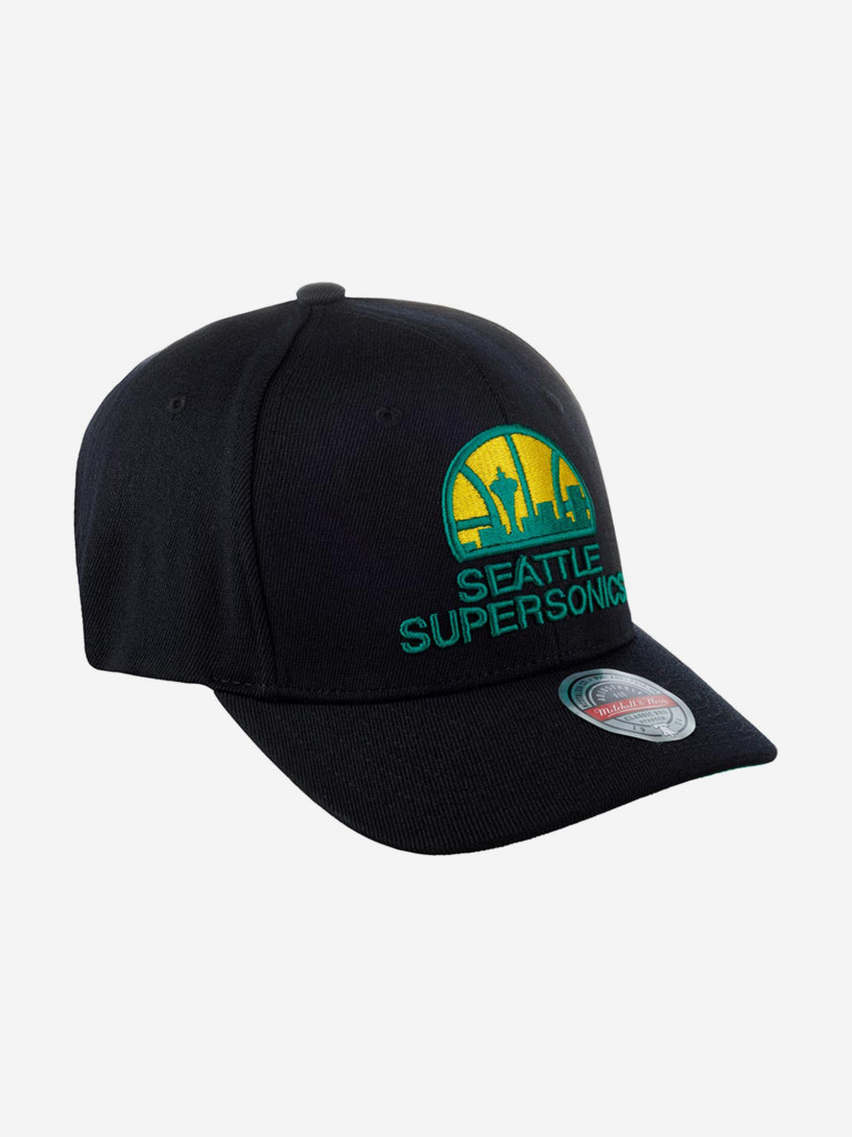 Бейсболка MITCHELL NESS HHSSINTL102-SSUYYPPPBLCK Seattle Supersonics NBA