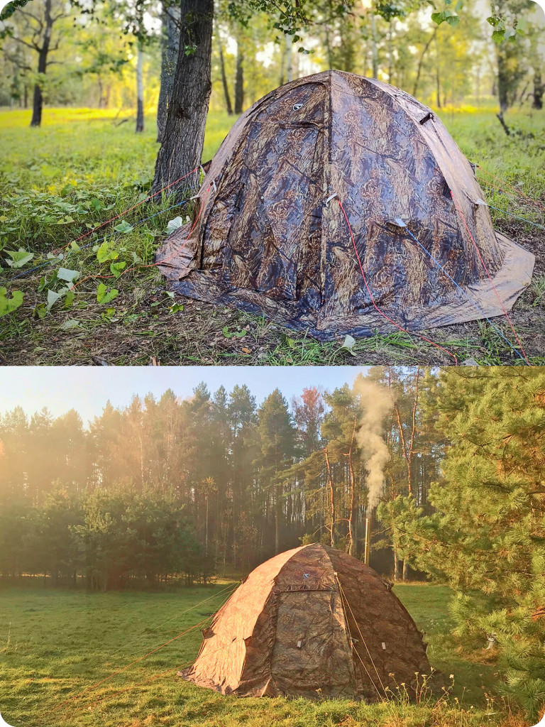 Палатка УП-2 Берег, 7 местная, двухслойная, в чехле