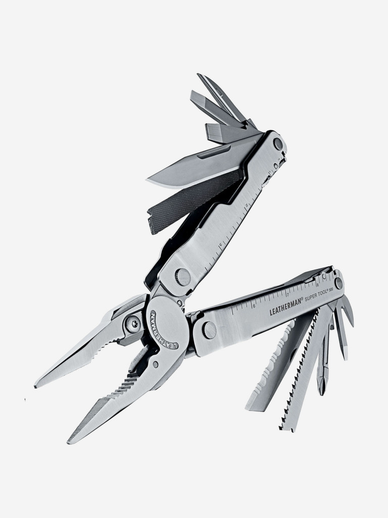 Мультиинструмент складной Leatherman SuperTool 300, 19 функций, чехол