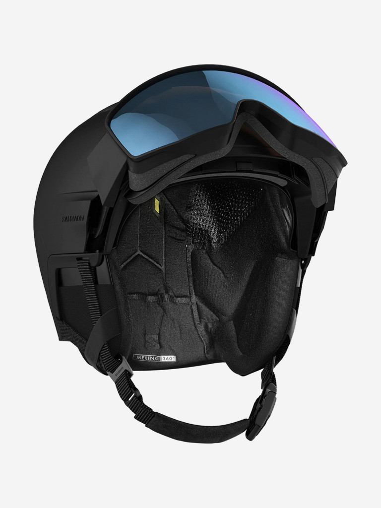 Горнолыжный шлем с визором Salomon Driver Prime Sigma Photo MIPS Черный Cat. 1-3