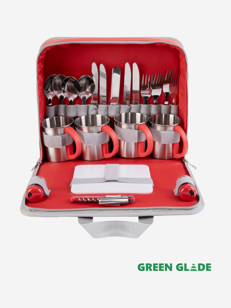 Набор для пикника 3044 Green Glade 26 предметов (8)