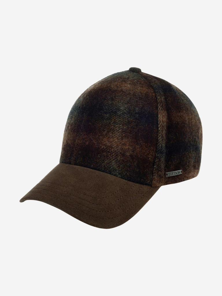 Бейсболка STETSON 7720304 BASEBALL CAP WOOL CHECK