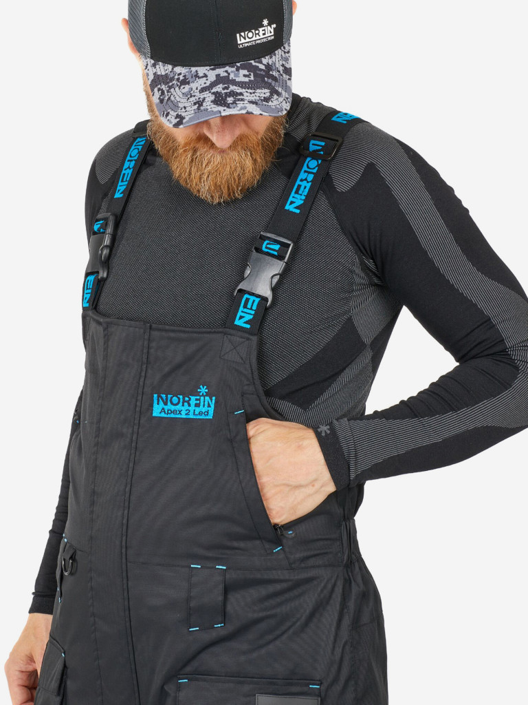 Костюм Norfin APEX 2 LED (куртка+полукомбинезон) для рыбалки и охоты