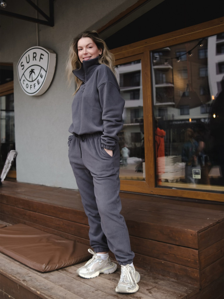 Костюм флисовый женский XVOYA Comfy серый