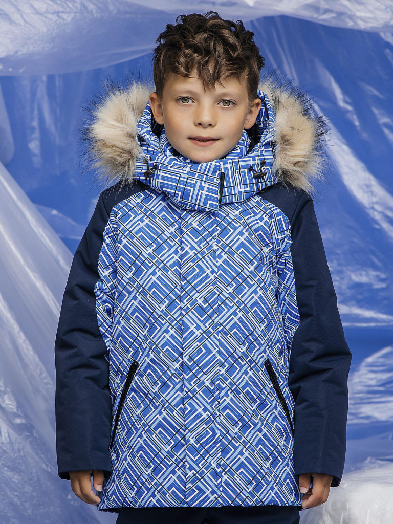 Костюм утепленный для мальчика batik Джефферсон синий/т.синий
