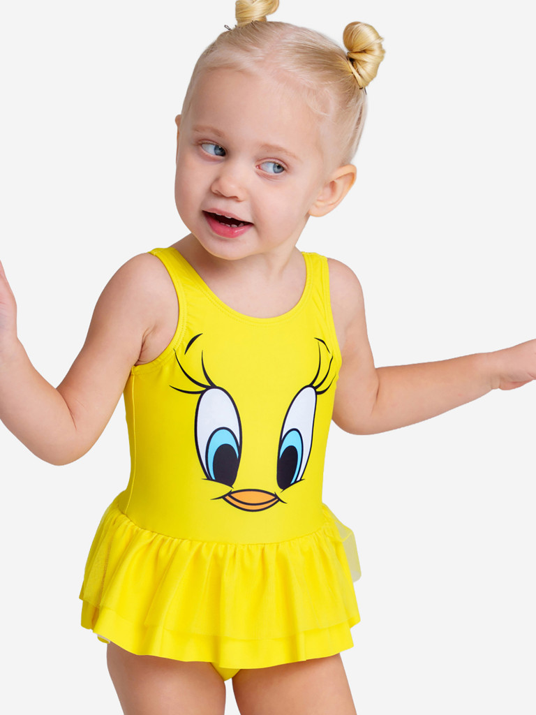 Купальник слитный для девочек PlayToday