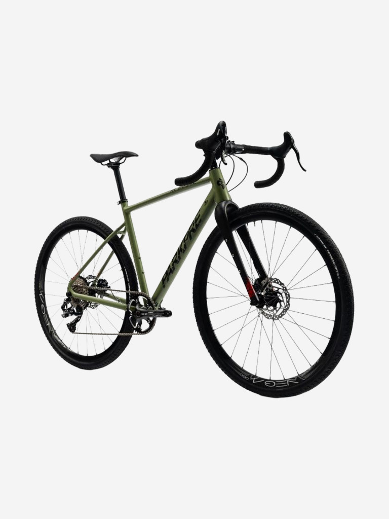 Велосипед гравийный PARKPRE ALGRAVEL GR9 MILITARY GREEN/BLACK, зелено-черный