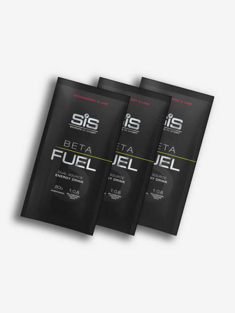 Напиток высокоуглеводный в порошке SIS BETA FUEL, вкус Клубника Лайм, 82 гр. 3 шт.