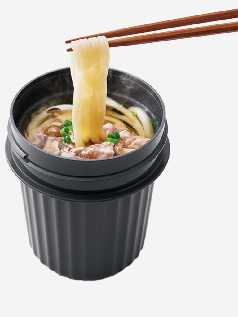Термос с двумя контейнером в чехле 1 л THERMOS JEC-1000 тёмно-синий