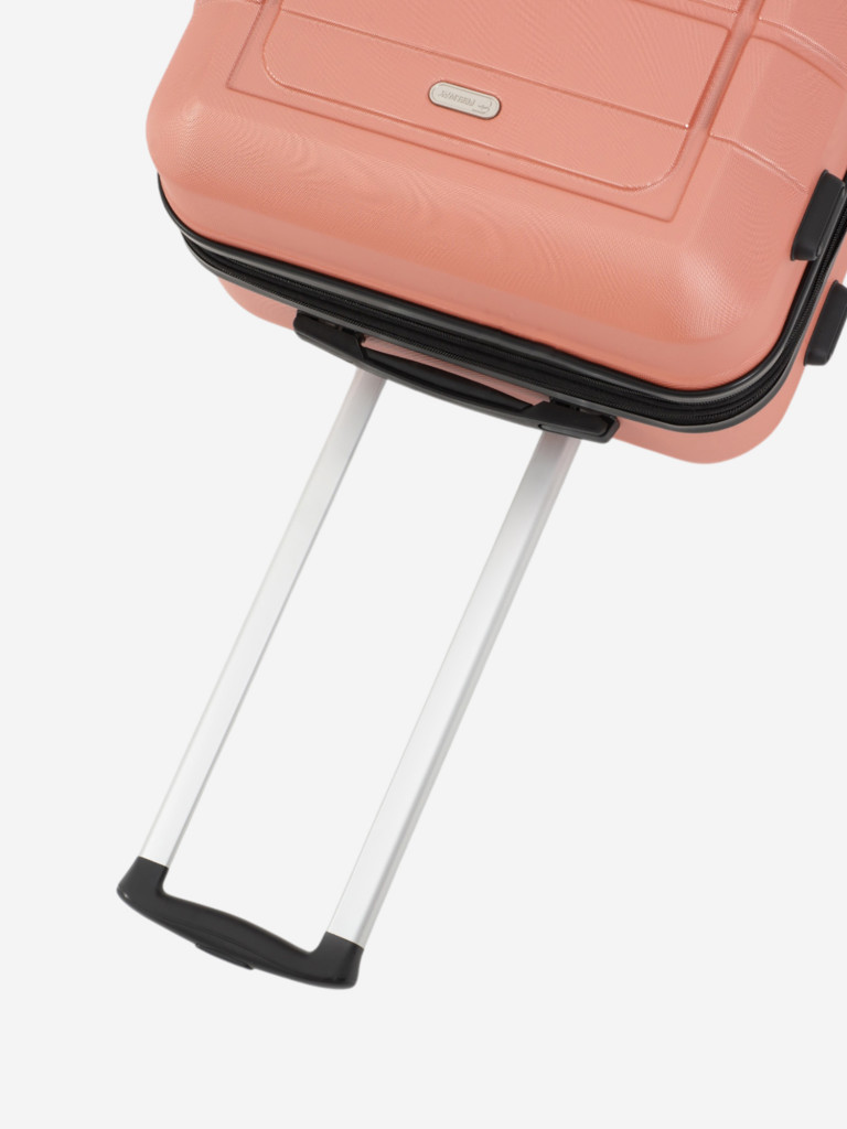 Чемодан на колесах M розовый Feelway