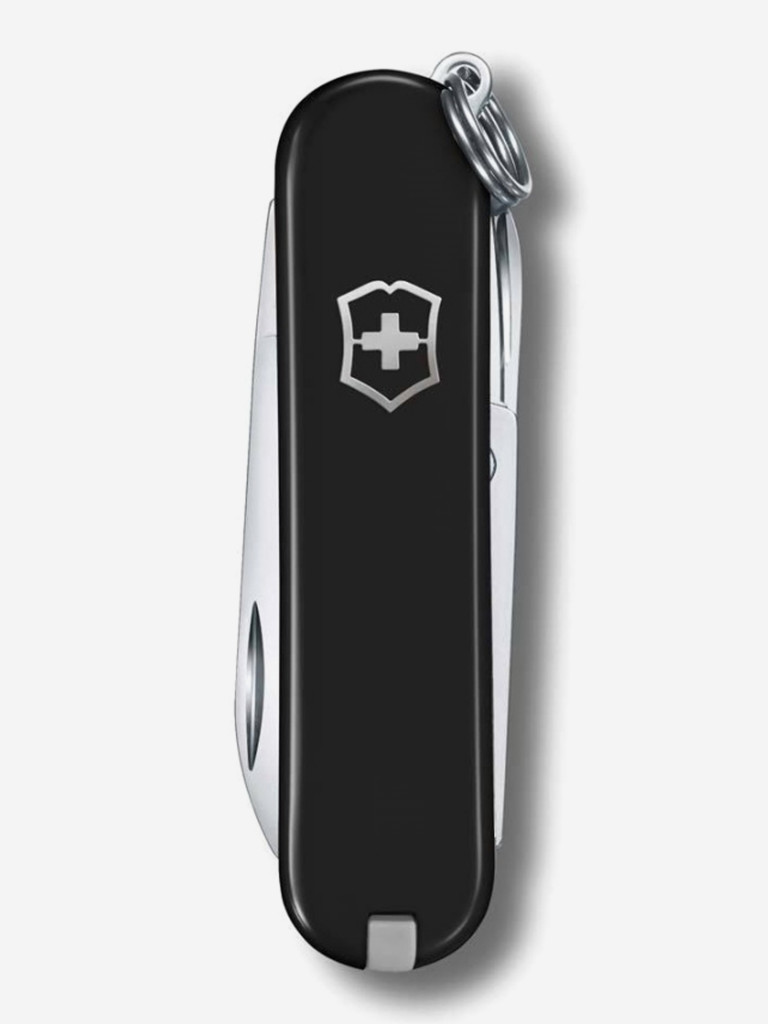 Нож складной Victorinox Classic SD Colors, 58 мм, 7 функций черный цвет —  купить за 3220 руб. со скидкой 48 %, отзывы в интернет-магазине Спортмастер