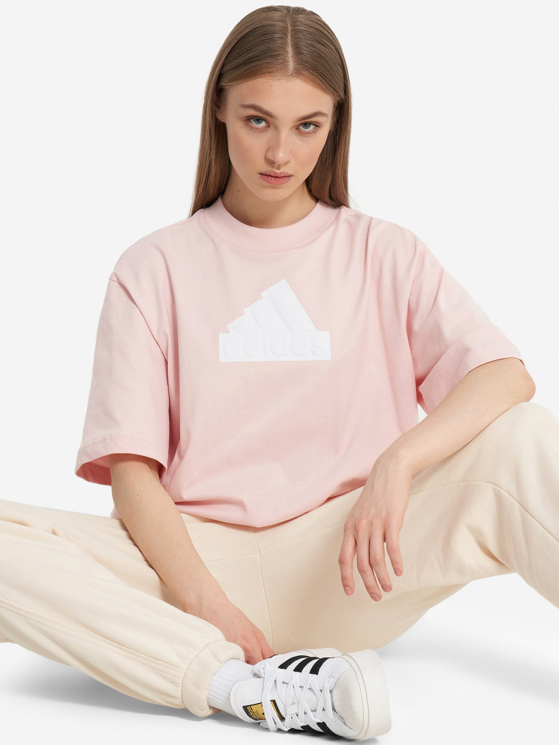Футболка женская adidas Бежевый 3199₽