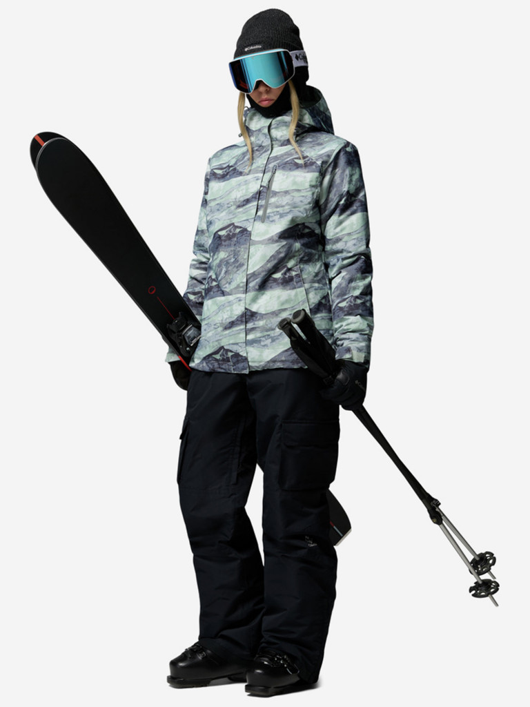 Куртка горнолыжная 3 в 1 женская Columbia Whirlibird V Printed Interchange Jacket
