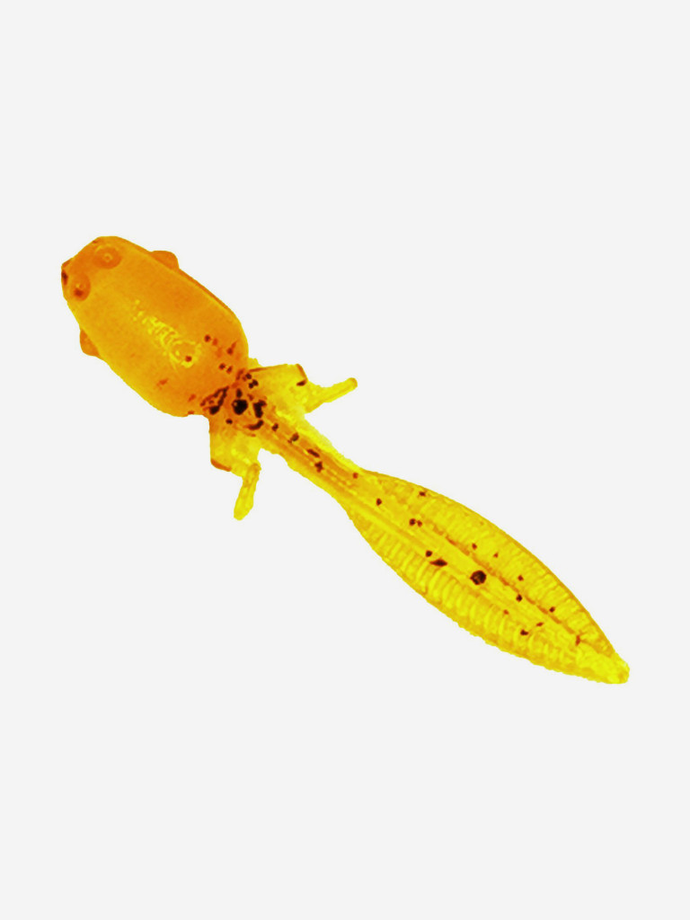 Набор для рыбалки. Cиликоновые приманки. Головастик RuBaits Tadpole 38, 50, 70 мм Cлаг, рак, личинка. На окуня судака форель. Микроджиг. Зелёный Маннс УФ Green Manns